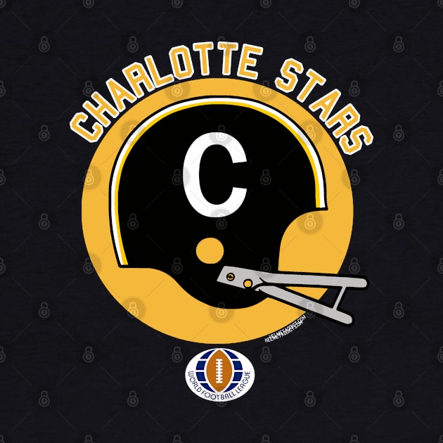 Charlotte Stars (World Football League) "C" Logo 1974 by HelmetAddict